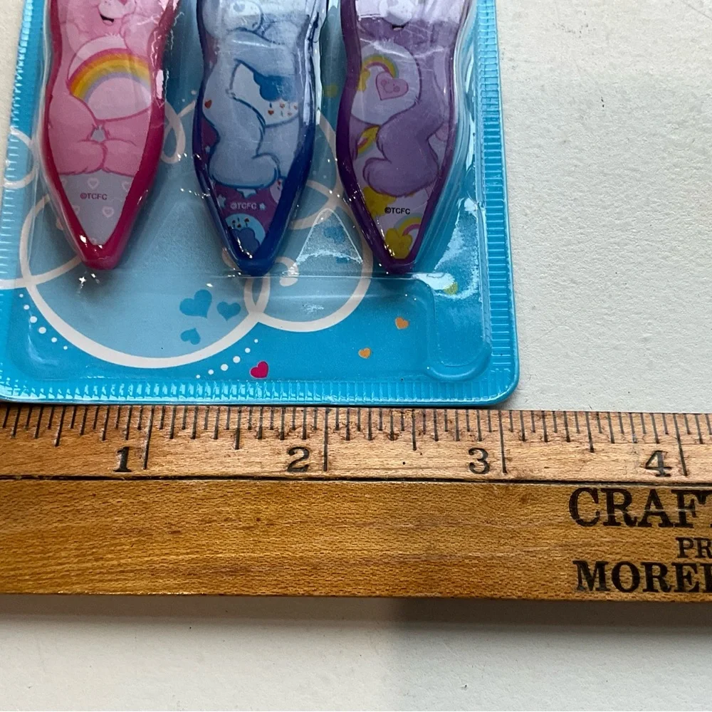 2014 Firefly NOS Care Bear Pack of 3 Toothbrushes Soft Bristles
